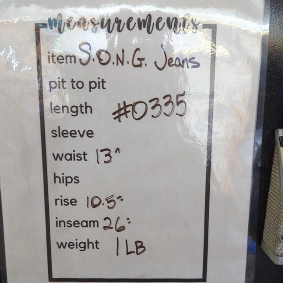 S. O. N. G. Jeans Curvy Acid Washed Junior's Size‎ 7 Skinny Stretch Distressed - Picture 11 of 12